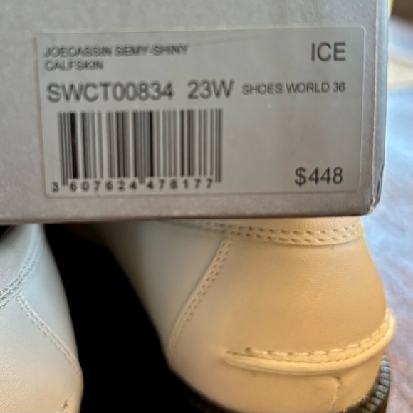 ZADIG & VOLTAIRE Joecassin Loafers in Ice color with Black Sole - Picture 10 of 12